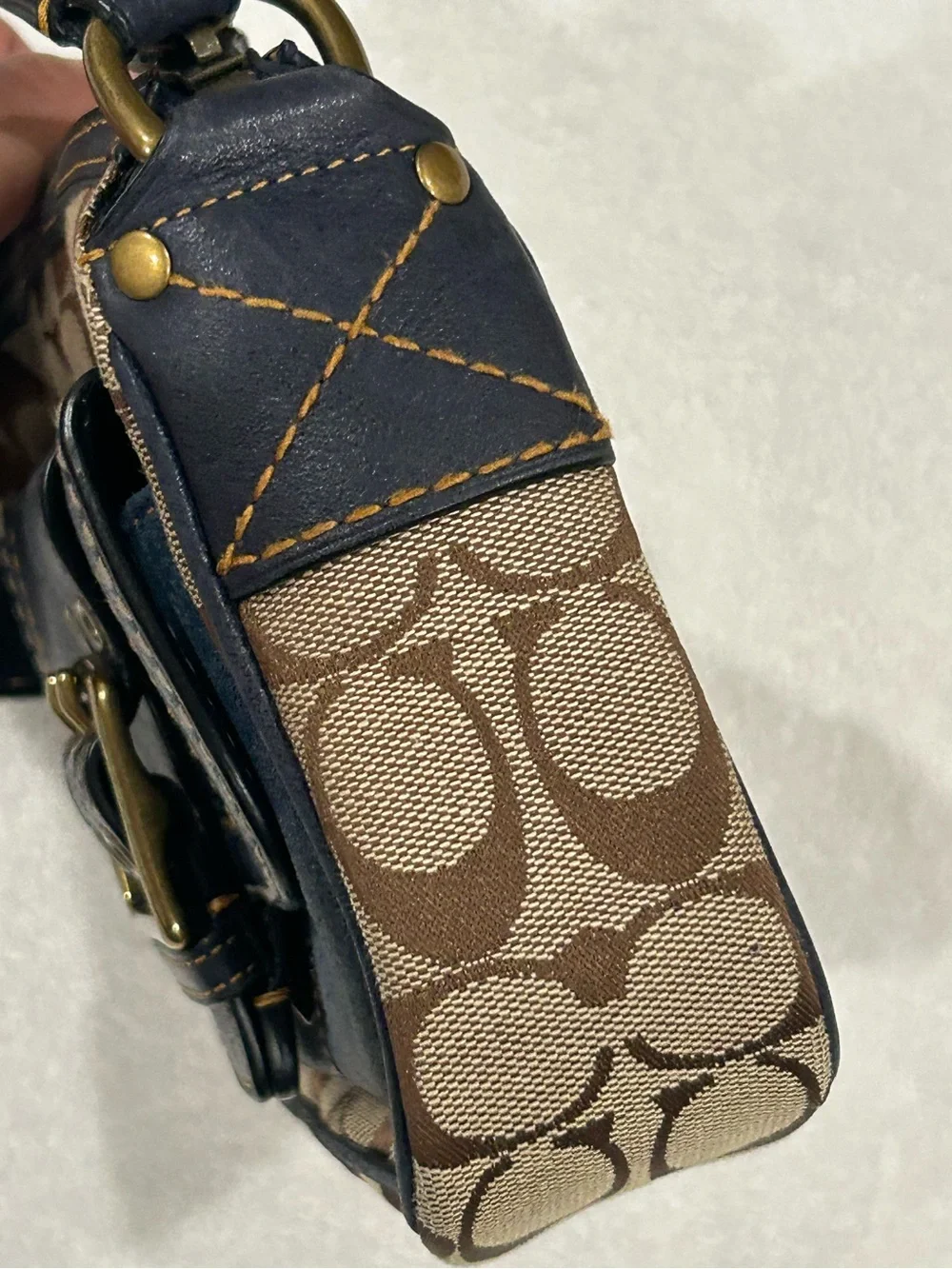 COACH Vtg Y2K Signature Legacy Soho Special  Edition Shoulder Bag Purse 7061